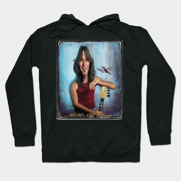 Cliff Williams Hoodie by AndreKoeks